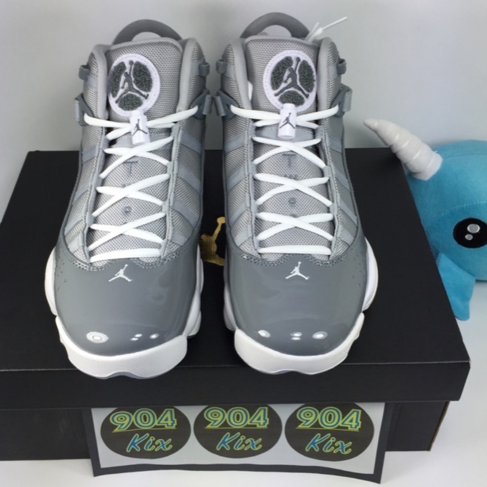 **SOLD!** Air Jordan 6 Rings, Cool Grey, Sz 9 - Picture 5 of 7